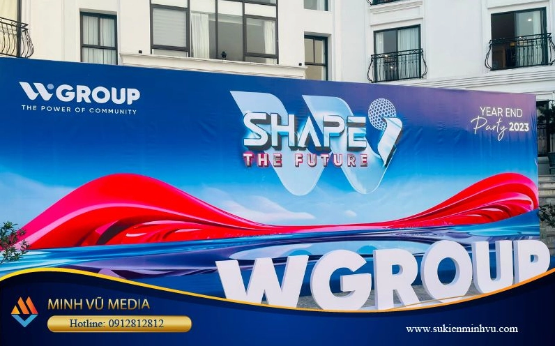 Thiết kế backdrop sự kiện lớn quy mô rộng