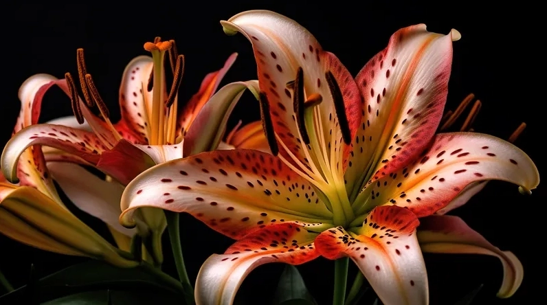 Tinh giản mà cuốn hút cùng background hoa ly minimal thời thượng