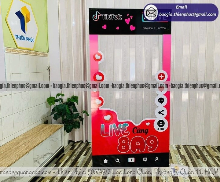 Top 10 mẫu khung check in sự kiện sang trọng