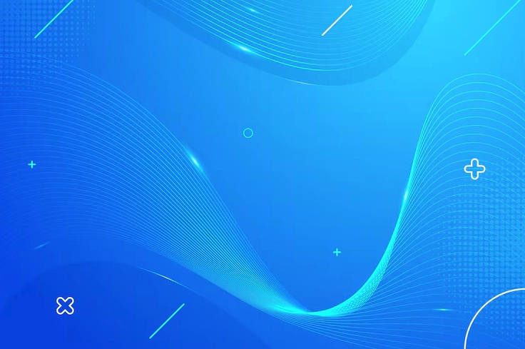 Vector graduation blue background