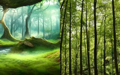 100+ ảnh background rừng cây đẹp huyền ảo, sắc nét 4K