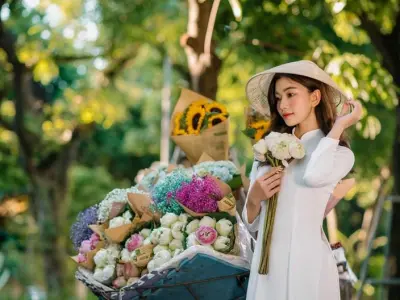 33+ background áo dài kết hợp truyền thống và hiện đại