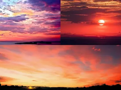 Bộ sưu tập ảnh background bầu trời hoàng hôn cực chất