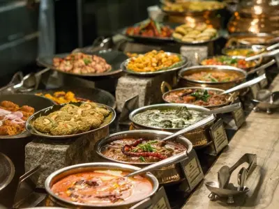 58+ background buffet ấn tượng khiến thực khách trầm trồ