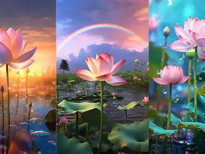 Bộ sưu tập hình nền hoa sen cho iPhone đẹp mê hồn