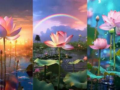 Bộ sưu tập hình nền hoa sen đẹp 4K cho điện thoại và máy tính