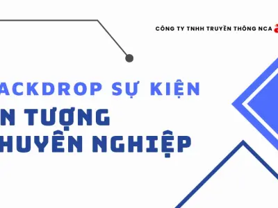 Mẫu thiết kế background sự kiện ấn tượng và chuyên nghiệp nhất 2026