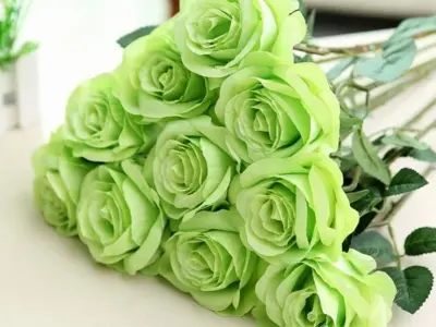 Tổng hợp 15+ hình nền hoa hồng xanh lá cây đẹp sắc nét