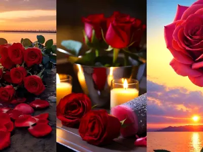 Tổng hợp ảnh background hoa hồng đỏ sắc nét lãng mạn