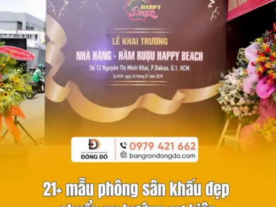 Tuyển chọn các mẫu thiết kế backdrop sân khấu đẹp ấn tượng