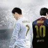 Hình nền Ronaldo và Messi 4K: Khi hai huyền thoại hội tụ