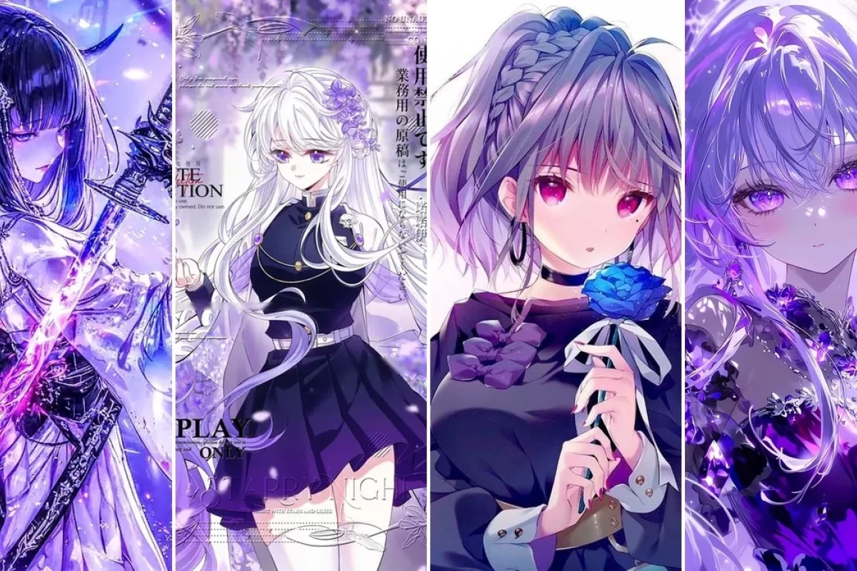 Sự thật đằng sau cơn sốt ảnh anime nữ tóc tím mắt xanh