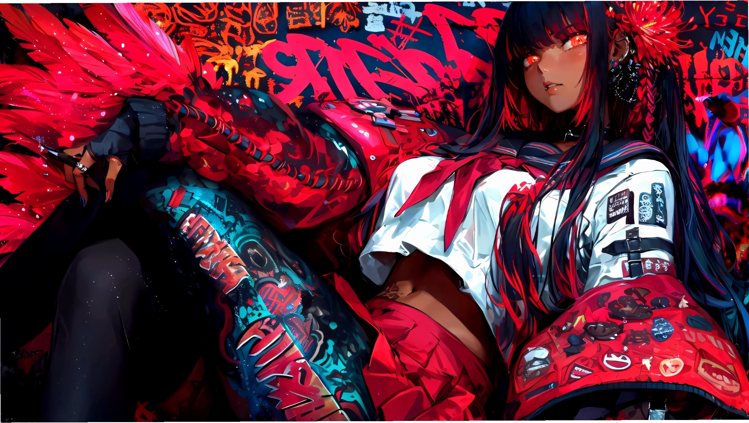 Ảnh bìa fb chill với nhân vật anime 4K đẹp mắt