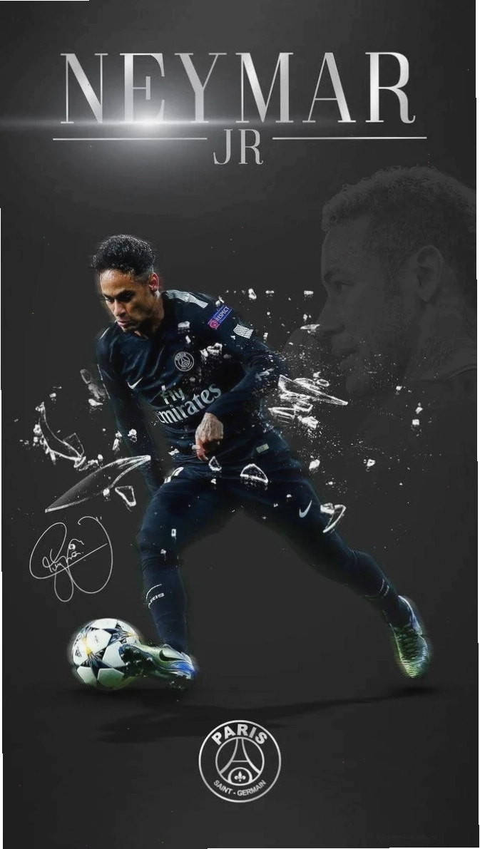Ảnh cầu thủ bóng đá Neymar chơi bóng siêu chất