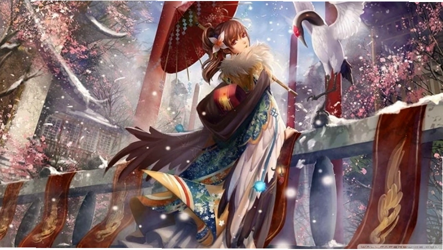Anime nữ dễ thương trong thế giới phép thuật