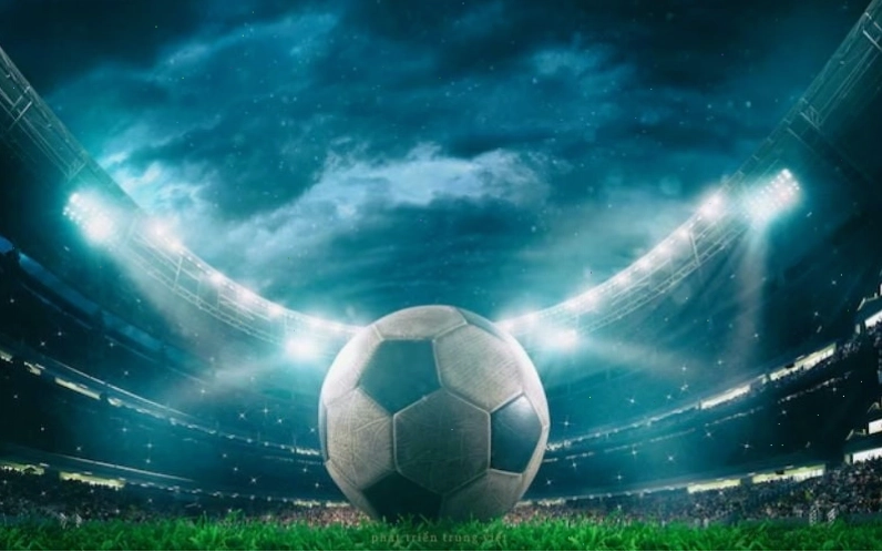 Background sân bóng đá 3D