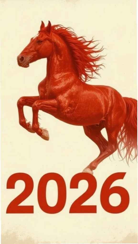 Bính Ngọ 2026 sức mạnh bùng nổ với hình nền tết