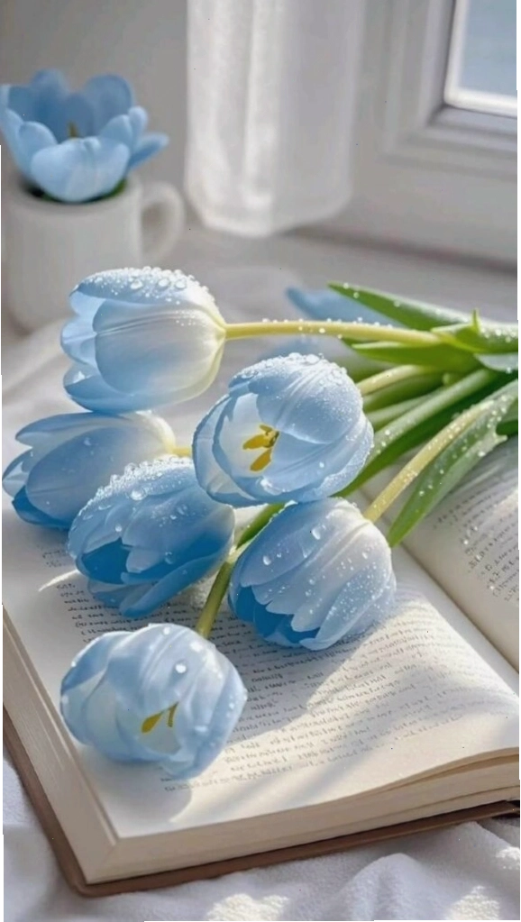Bộ sưu tập hoa tulip xanh với nhiều sắc độ