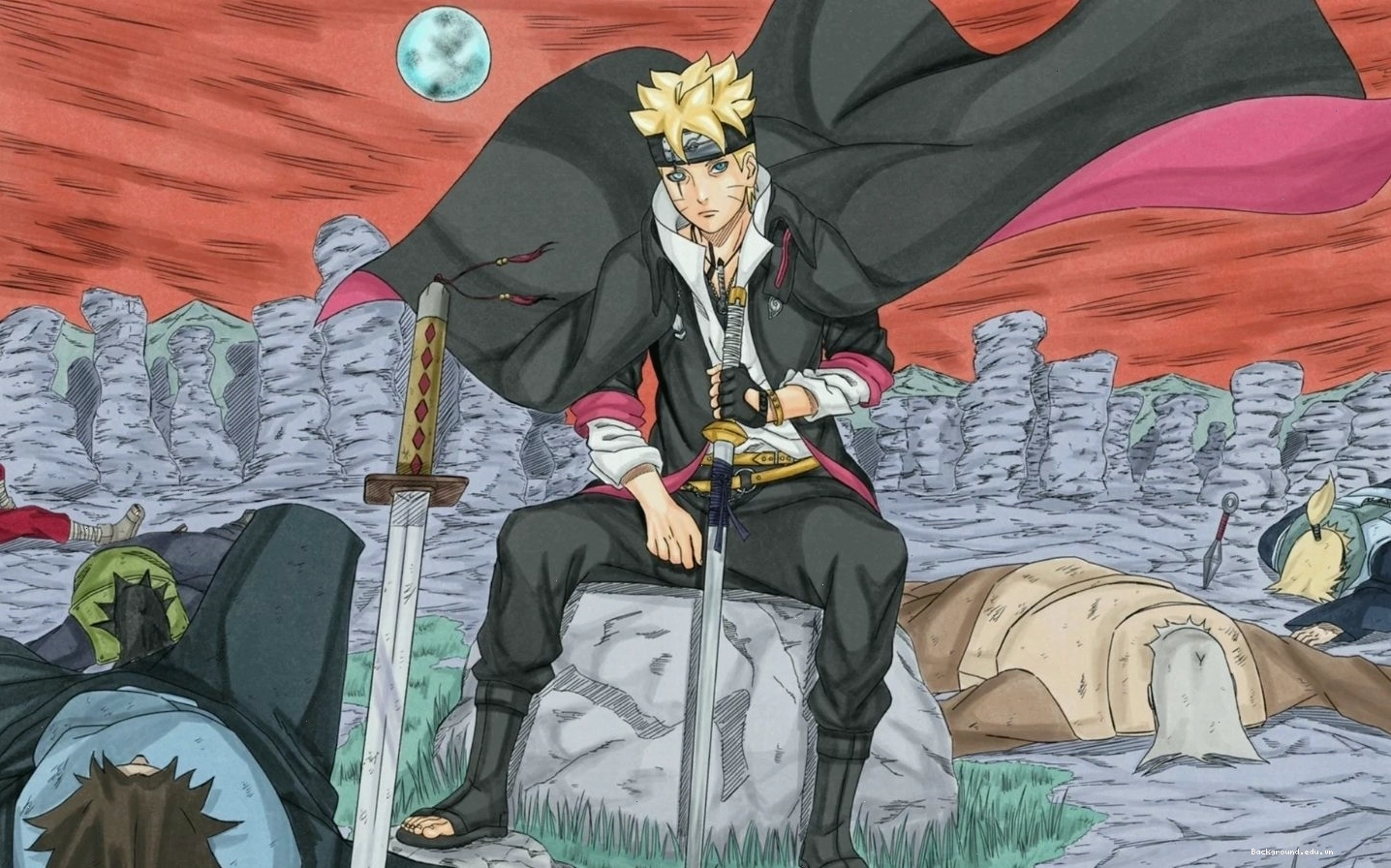 Boruto lạnh lùng tiêu diệt kẻ săn đuổi