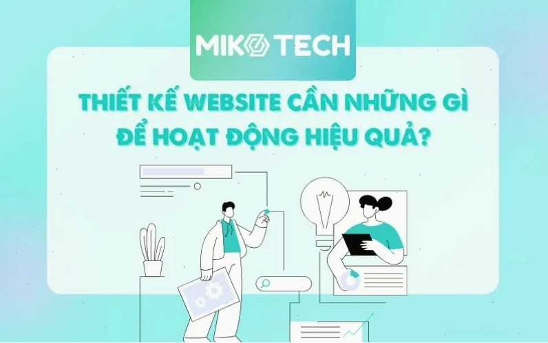 Giao diện website với sự kết hợp màu sắc hài hòa