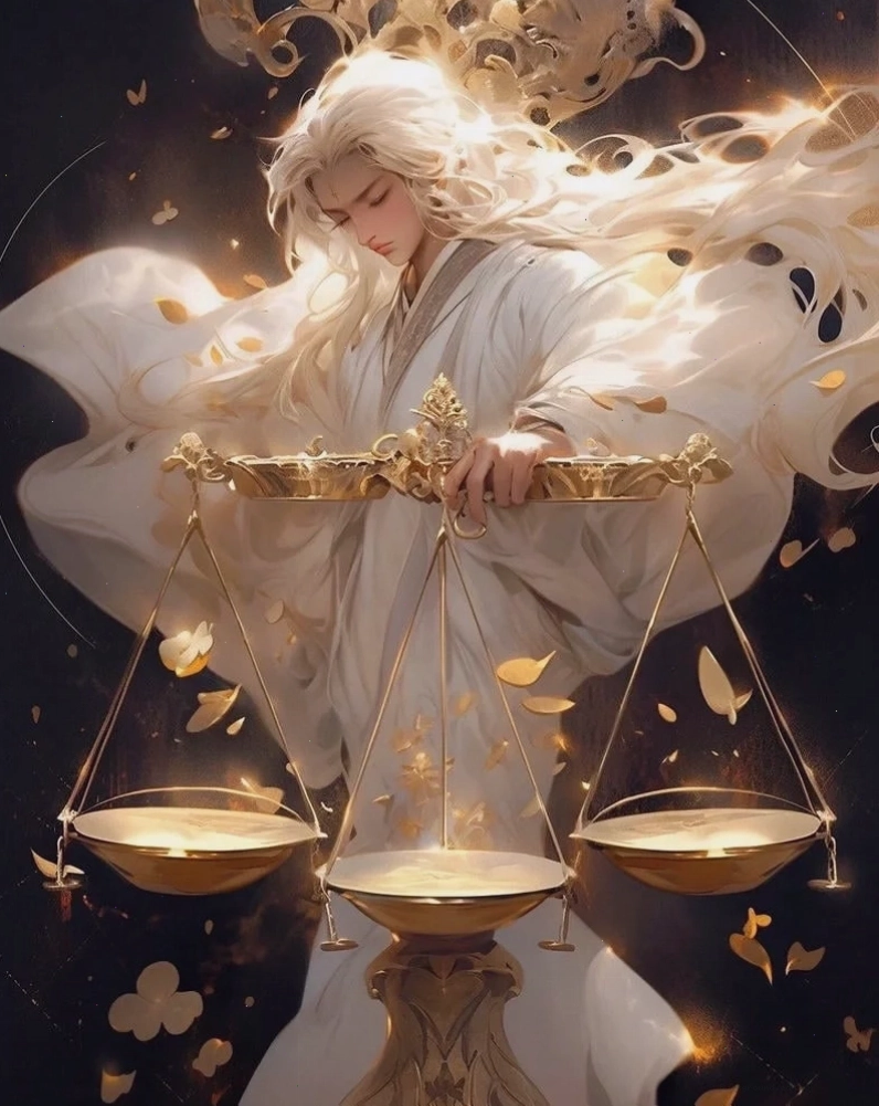 Hình ảnh anime cung Thiên Bình nam đầy khí chất và phong cách