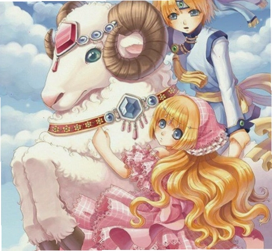 Hình ảnh cung Bạch Dương nữ theo phong cách anime với vẻ ngoài cá tính