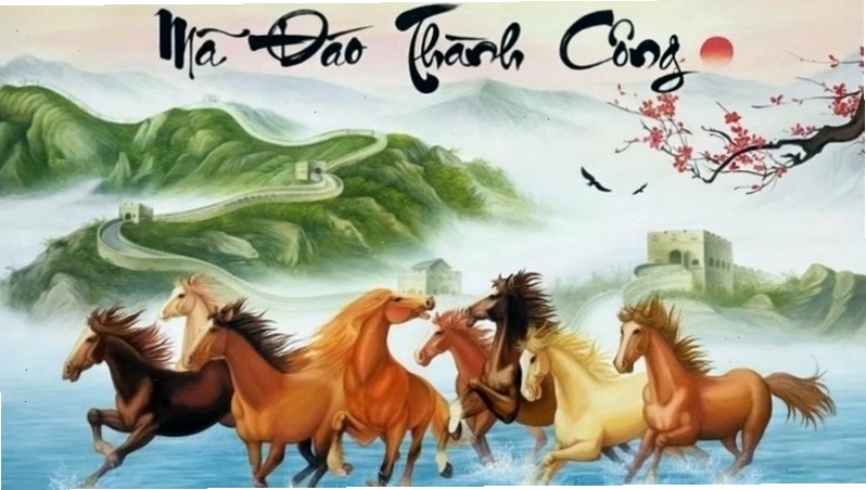 Hình ảnh mã đáo thành công đẹp nhất, đàn ngựa nhìn về phía trước