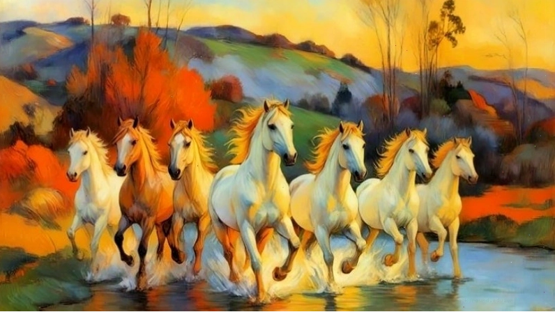 Hình ảnh mã đáo thành công đẹp nhất, đàn ngựa trên đường