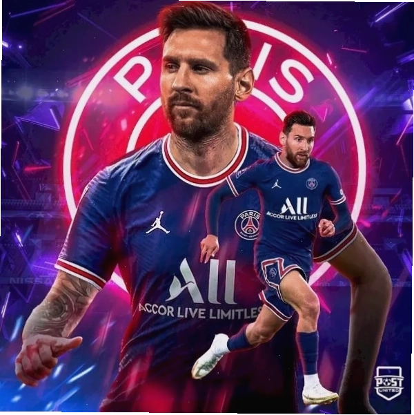 Hình ảnh Messi trong màu áo PSG