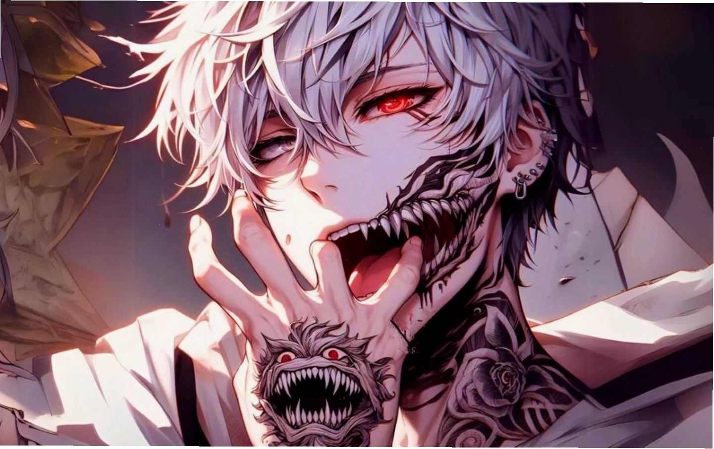 Hình nền anime 4k với nhân vật nam lạnh lùng
