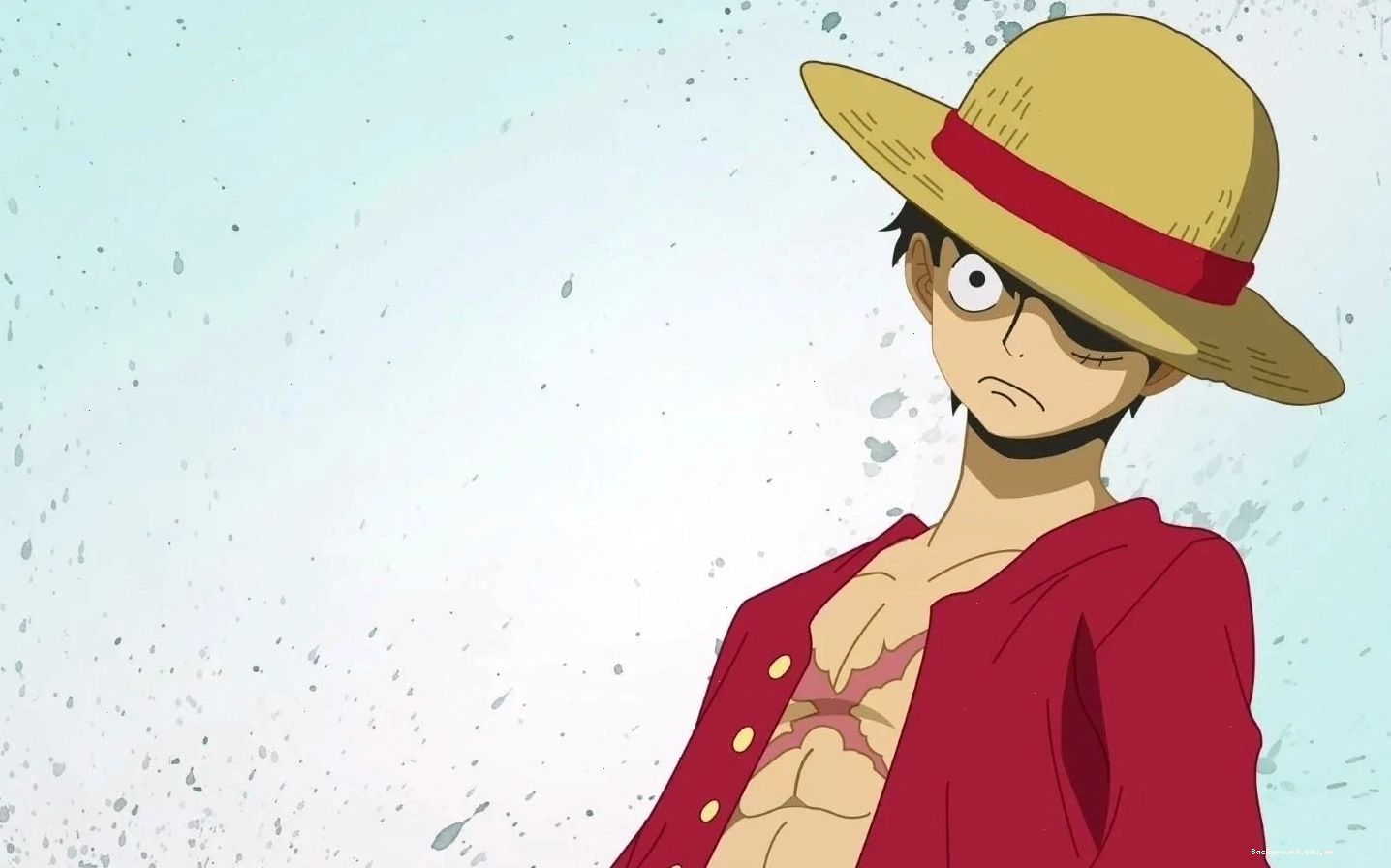 Hình nền anime Luffy nghiêm túc trong trận chiến
