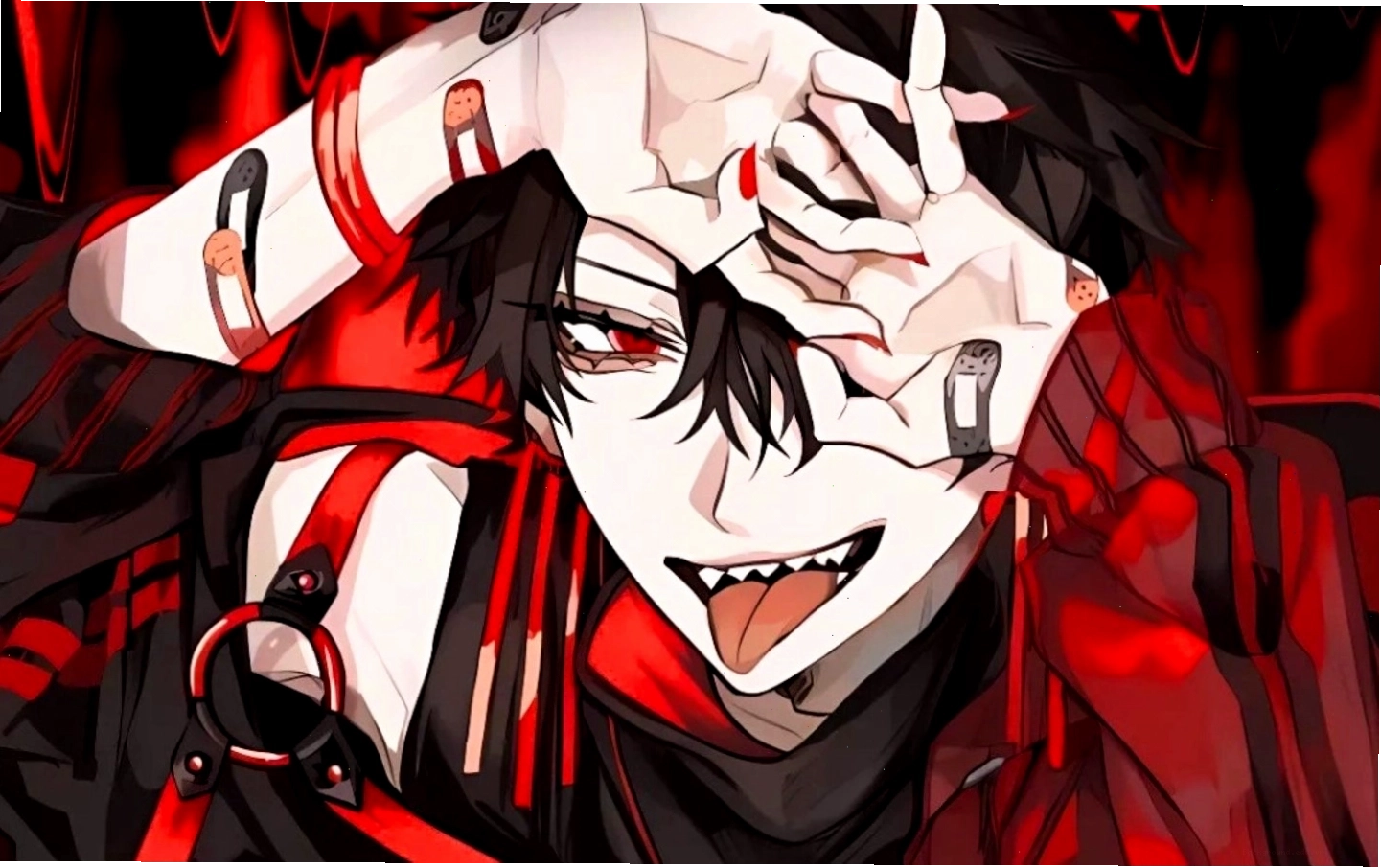 Hình nền anime nam lạnh lùng với ánh mắt sắc bén