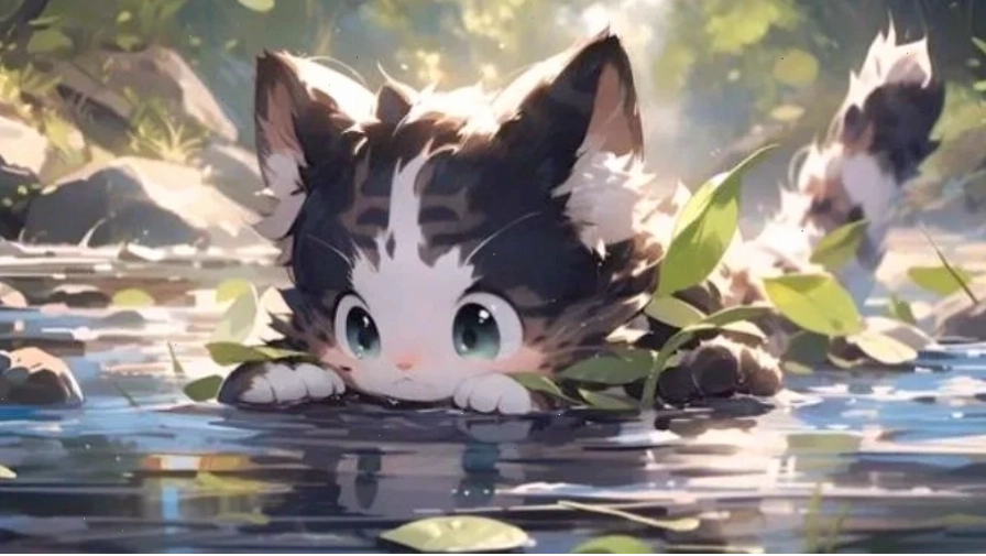 Hình nền anime nữ chiến binh mạnh mẽ với trang phục ấn tượng