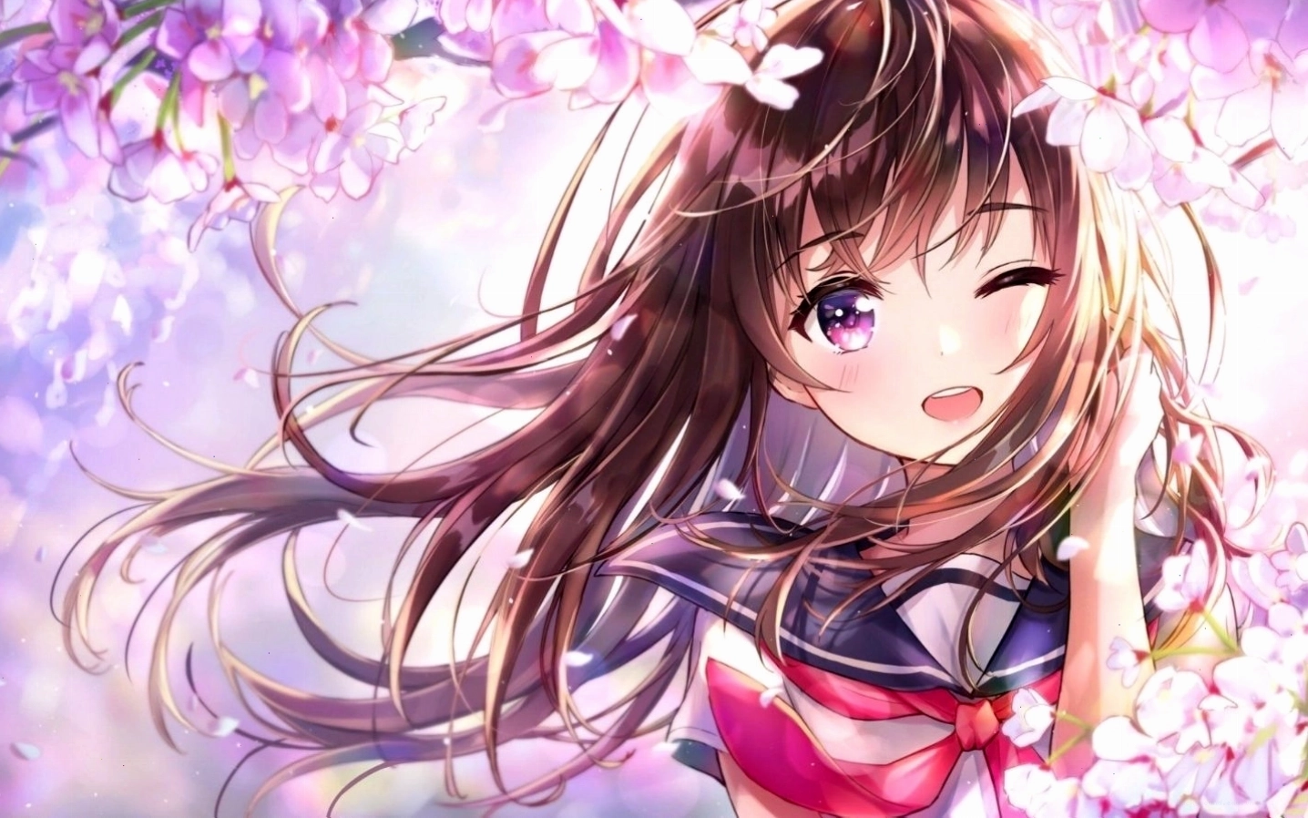 Hình nền anime nữ cực kỳ đáng yêu