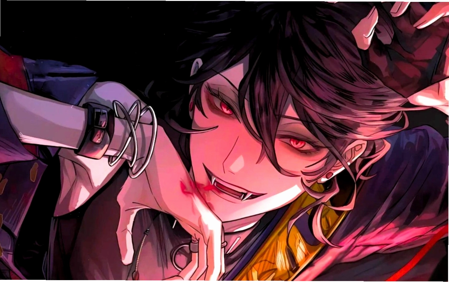 Hình nền anime với nhân vật nữ trong vai phản diện