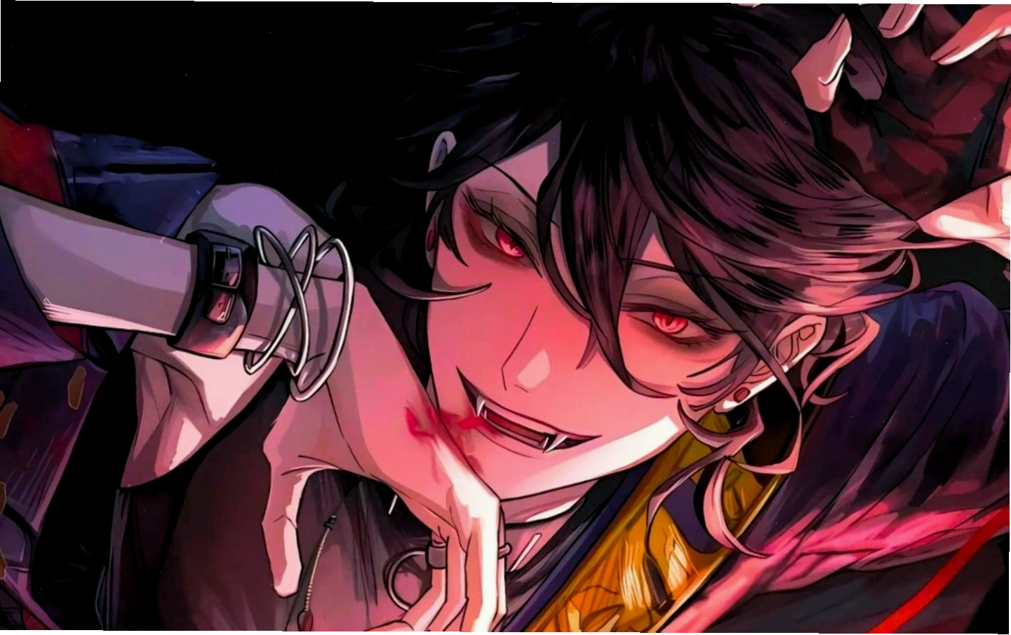 Hình nền anime với nhân vật trong vai phản diện