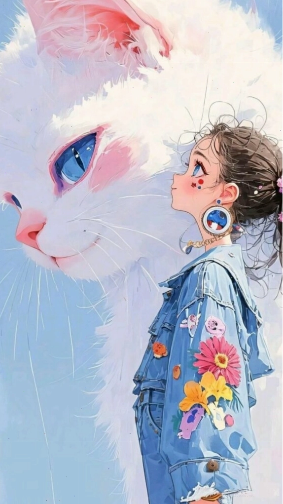 Hình nền cô gái tóc vàng với đôi mắt sáng bí ẩn