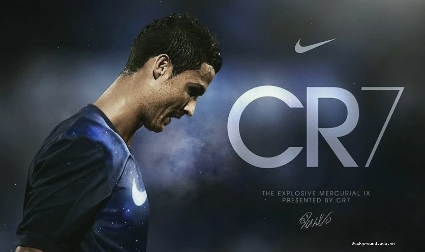 Hình nền CR7 có chữ ký