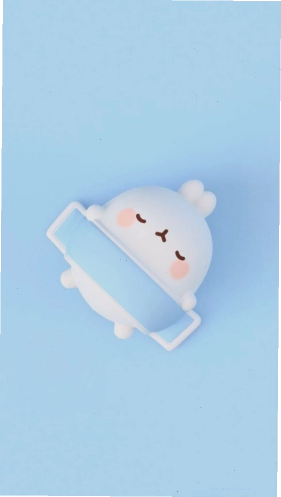 Hình nền cute với nhiều họa tiết đáng yêu màu xanh dương