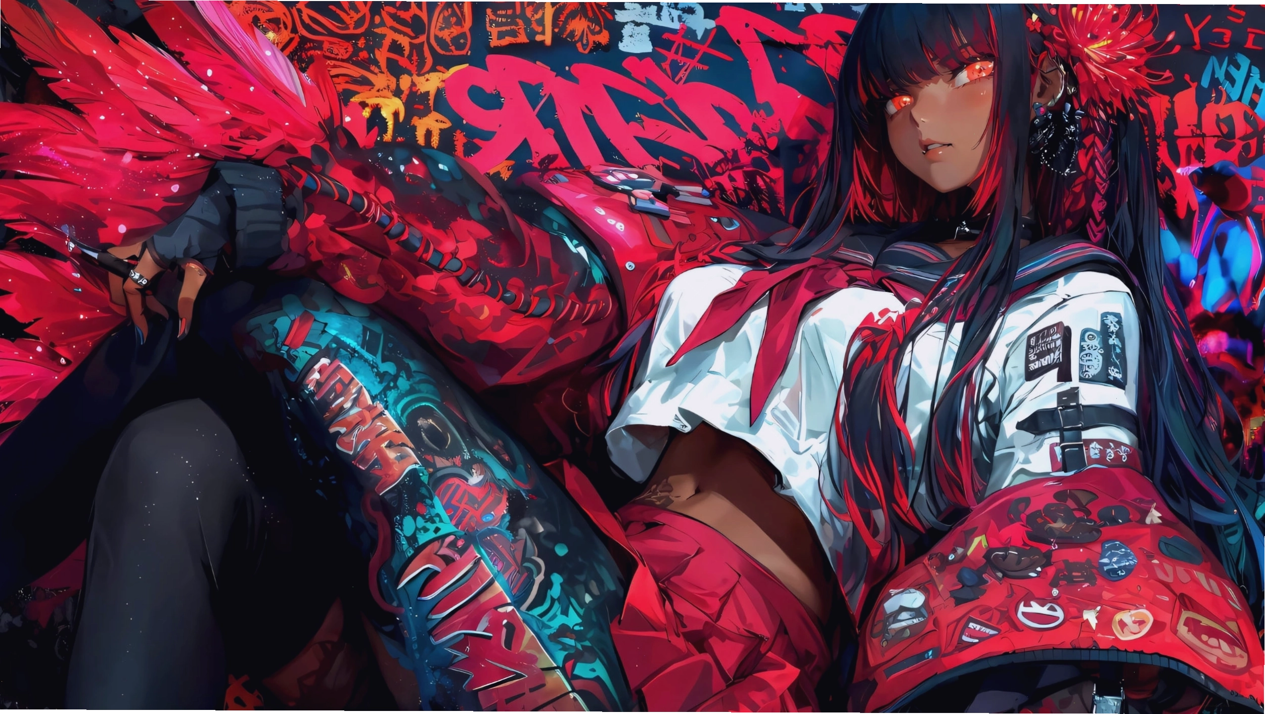 Hình nền điện thoại màu vàng chủ đề anime