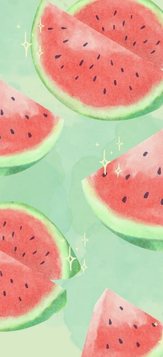 Hình nền dưa hấu với hiệu ứng gradient