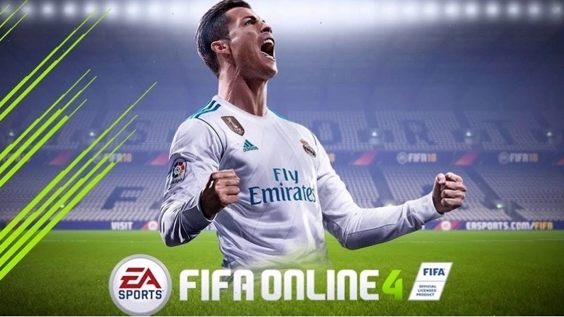 Hình nền FIFA Online 4 chụp cận cảnh một cầu thủ với ánh mắt tập trung