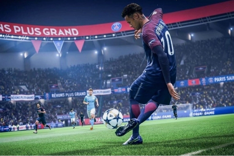 Hình nền FIFA Online 4 chụp toàn cảnh sân vận động hiện đại