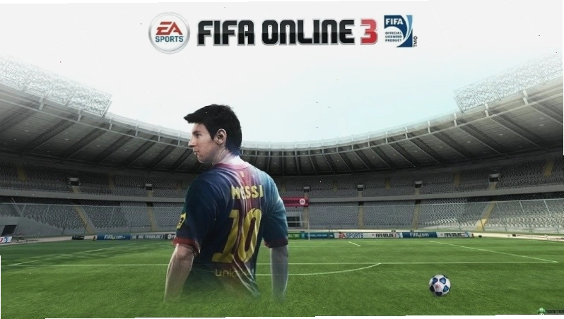 Hình nền FIFA Online 4 với cầu thủ đang thực hiện pha đi bóng kỹ thuật