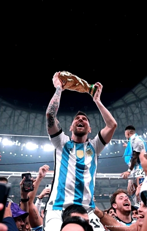 Hình nền Leo Messi 4K ngầu ăn mừng chức vô địch World Cup