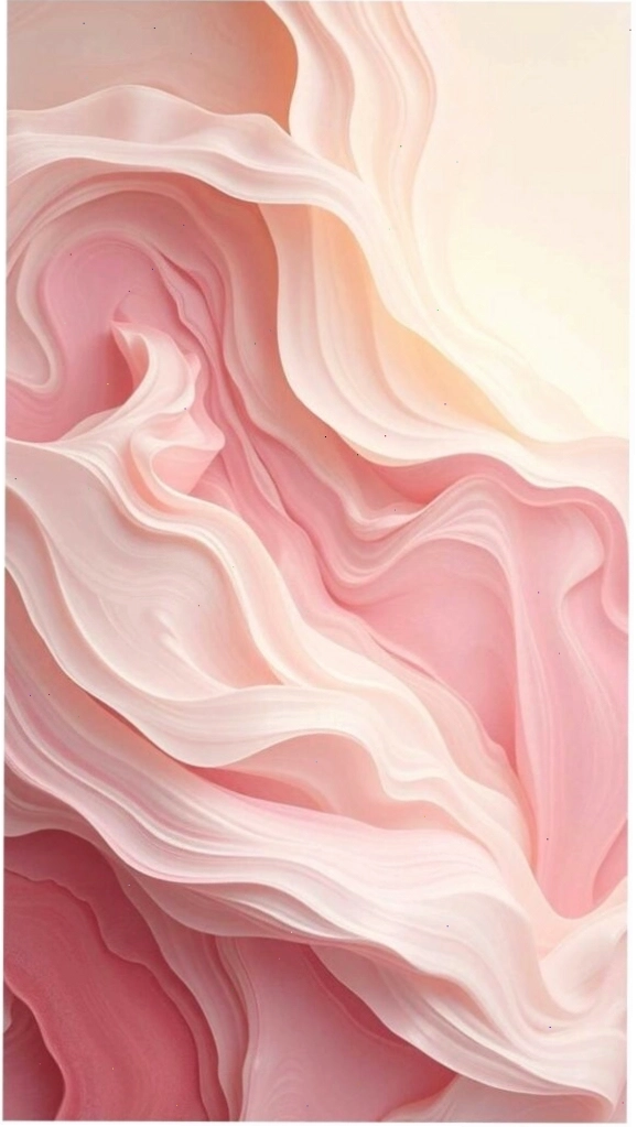 Hình nền màu hồng pastel trơn với dòng sữa dâu tây
