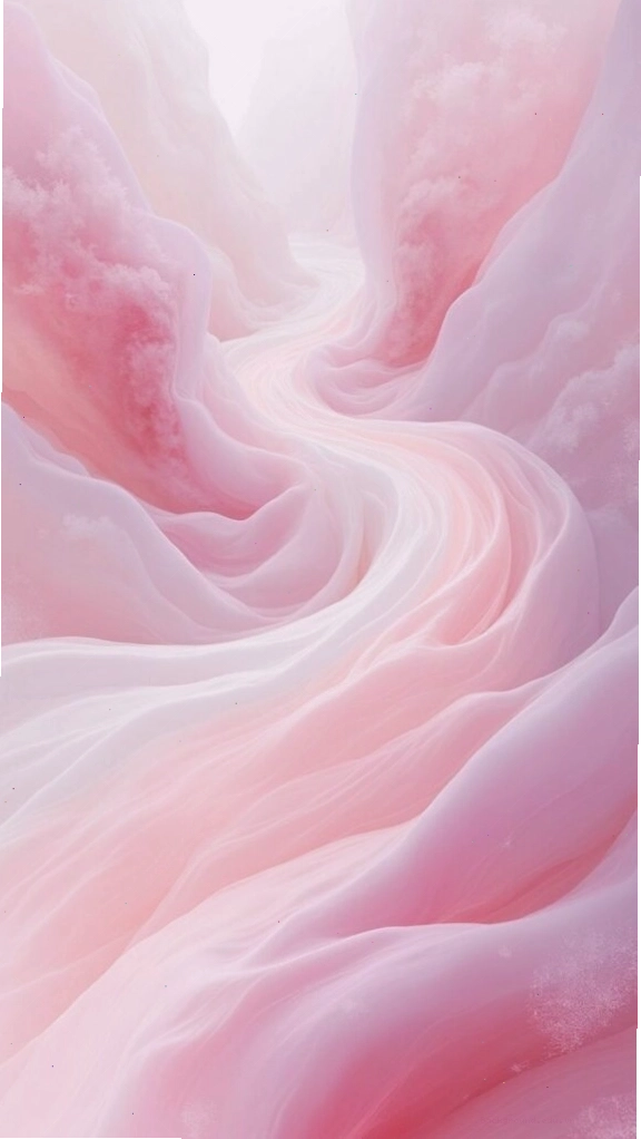Hình nền màu hồng pastel trơn với vệt lụa mềm mại