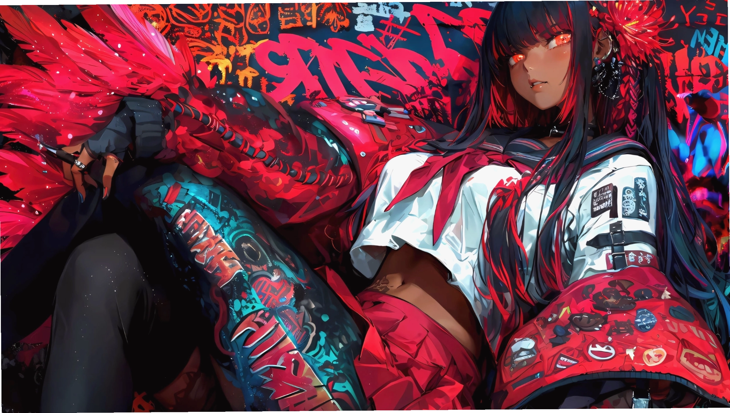 Hình nền máy tính Anime 4K với nhân vật dễ thương, thích hợp làm ảnh bìa Zalo