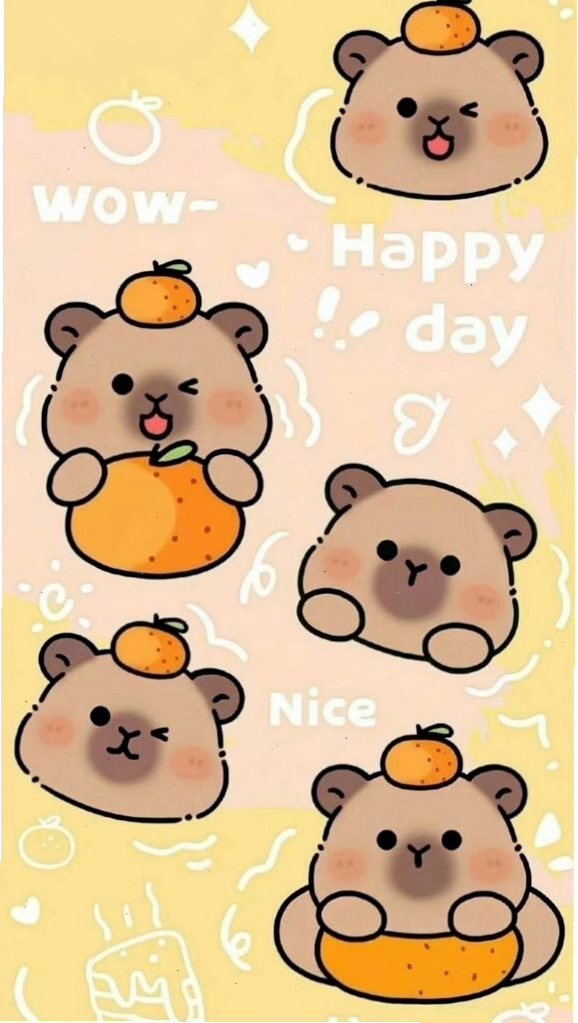 Hình nền máy tính cute với các loài vật nhỏ