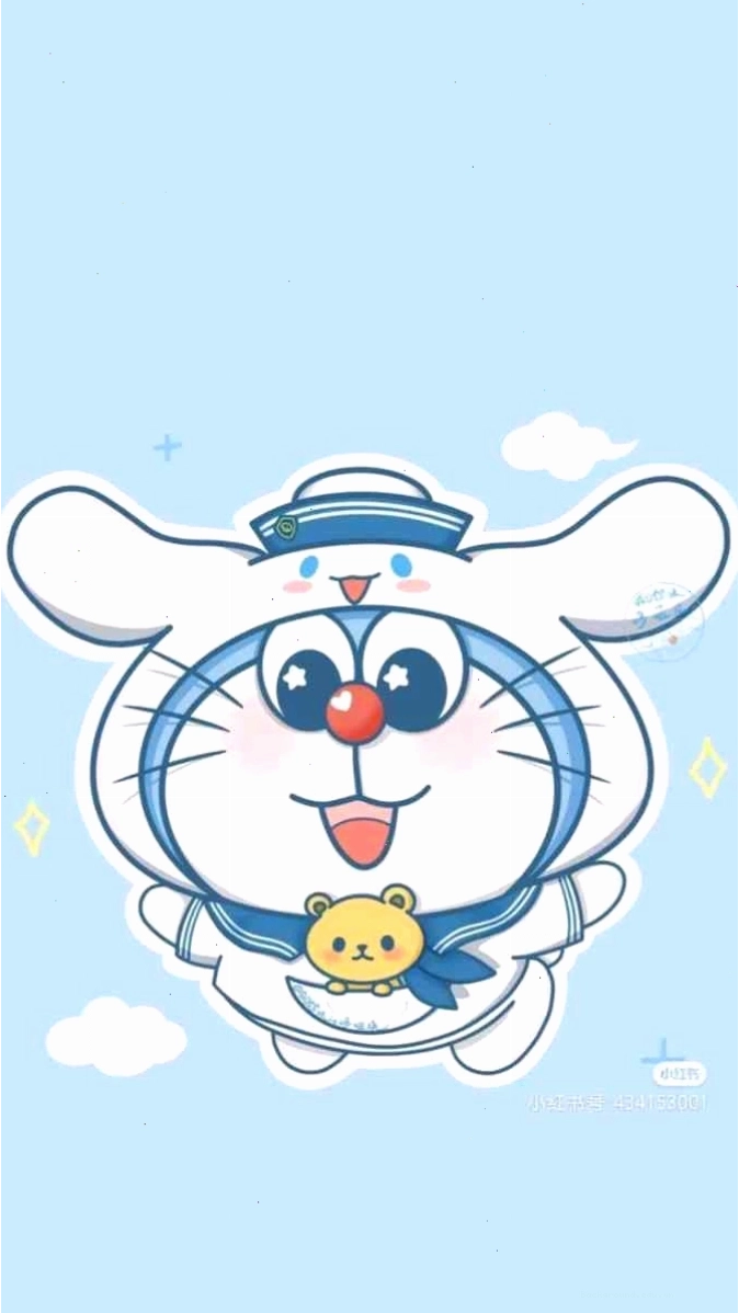 Hình nền máy tính Doraemon chibi đáng yêu với các bảo bối thần kỳ